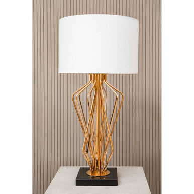 Kensington Townhouse White Shade Table Lamp