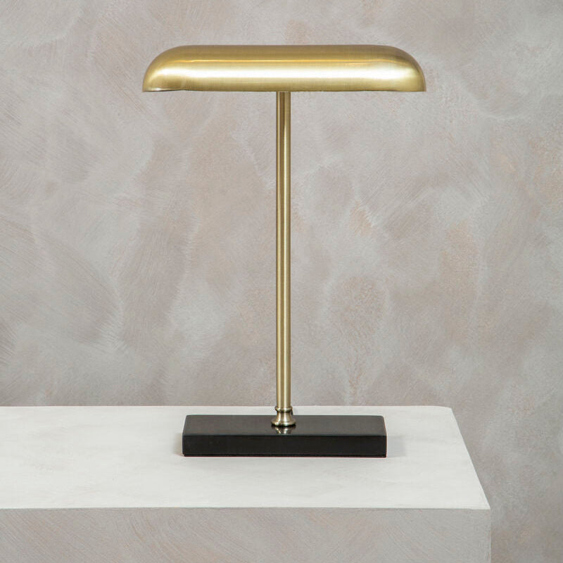 Newton Brass Finish Desk Lamp