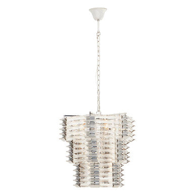 Karli Glass And Chrome Finish Prism Light