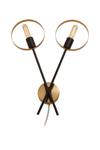Trieste Two Bulb Ring Wall Light