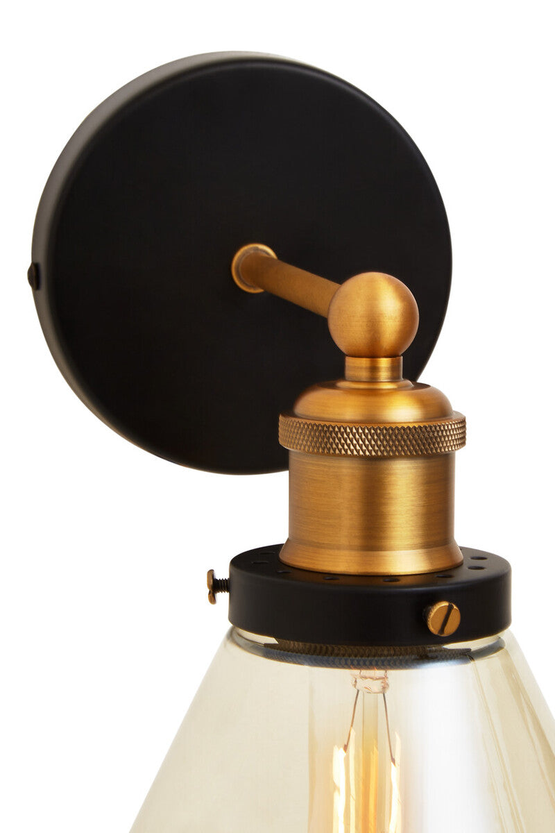 Trieste Matte Black Wall Light