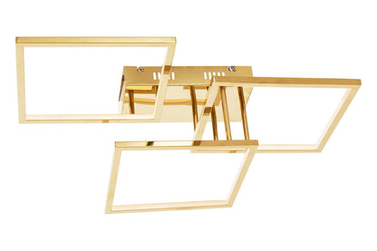 Trieste Three Square Ceiling Light