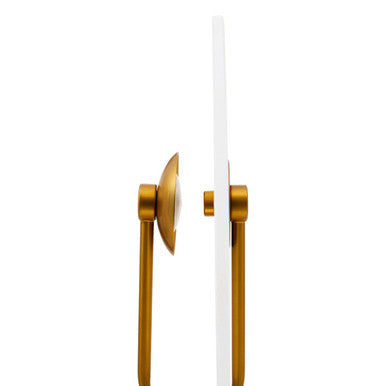 Waldorf White Marble And Gold Finish Table Lamp