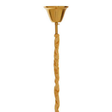 Babylon Four Bulb Antique Gold Chandelier