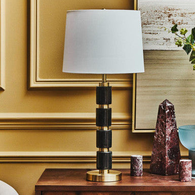 Nula Black And Gold Table Lamp