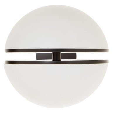 Abira Matt Black Ball Wall Light