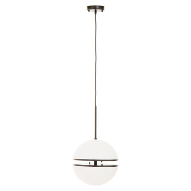 Abira Matt Black Pendant Light