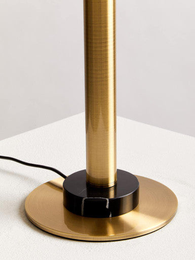 Octavia Gold Finish Metal Table Lamp