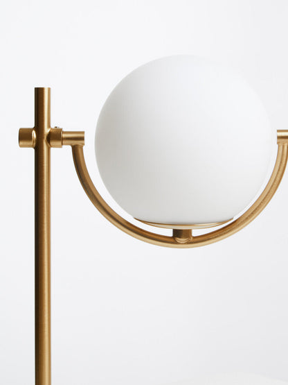 Zalika Marble And Gold Orb Table Lamp