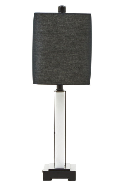 Elvie Black and White Marble Table Lamp