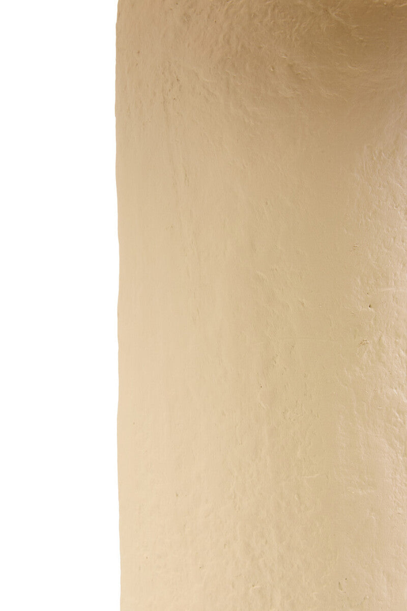 Carta Natural Papier Mache Table Lamp With Natural Raffia Shade