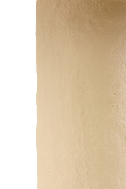 Carta Natural Papier Mache Table Lamp With Natural Raffia Shade