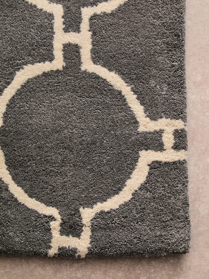 Bosie Kensington Townhouse Large Grey Hand Woven Rug