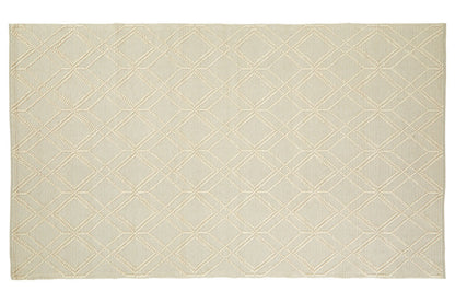 Bosie Jango Large Geometric Ivory Rug