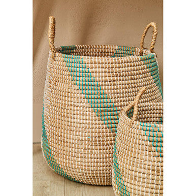 Bora Set of 2 Seagrass Storage Baskets