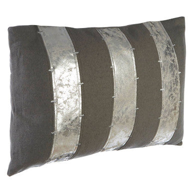 Bosie Kensington Townhouse Grey and Silver Cushion