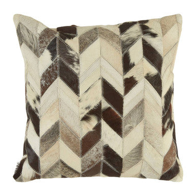 Bosie Safira Black And White Patchwork Cushion Cover