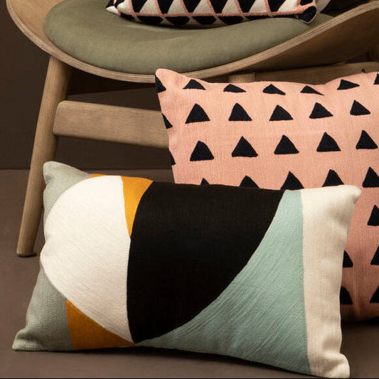 Bosie Ozella Multi Colour Rectangular Cushion