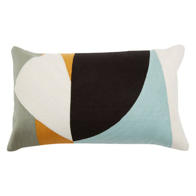 Bosie Ozella Multi Colour Rectangular Cushion