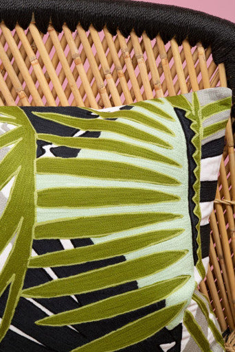 Bosie Ozella Botanical Green Cushion
