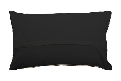 Bosie Ozella Natural And Black Rectangular Cushion