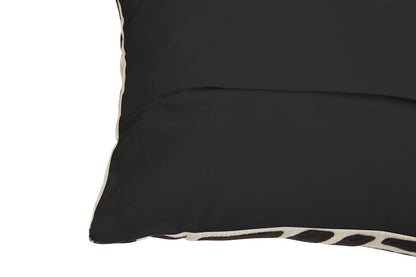 Bosie Ozella Natural And Black Rectangular Cushion