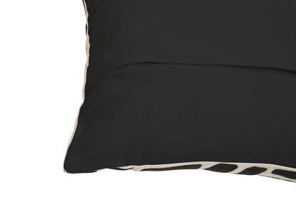 Bosie Ozella Natural And Black Rectangular Cushion