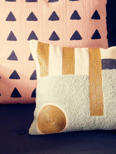 Bosie Ozella Abstract Rectangular Cushion