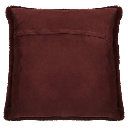Bosie Lamina Red Wine Square Cushion