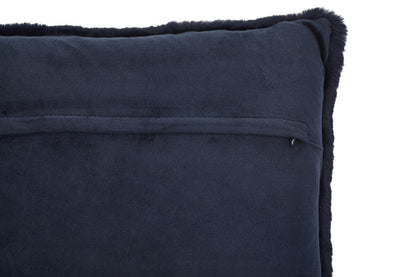 Bosie Lamina Navy Blue Square Cushion
