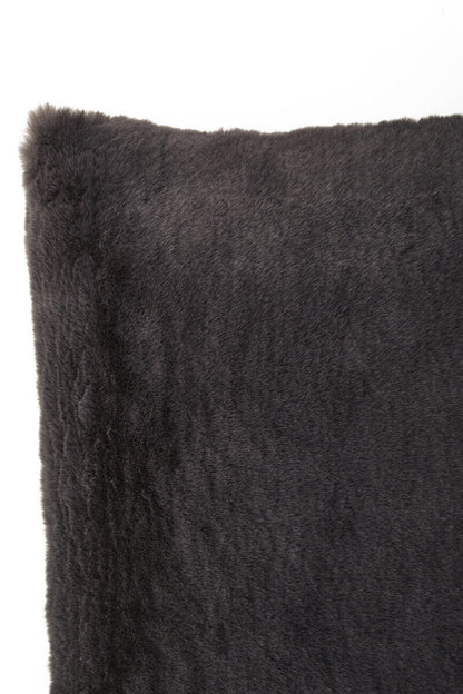 Bosie Lamina Grey Square Fur Cushion