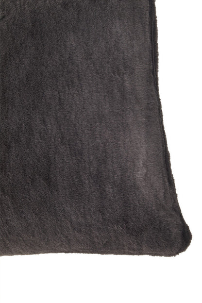 Bosie Lamina Grey Square Fur Cushion