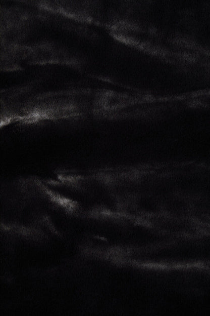 Bosie Lamina Black Fur Throw