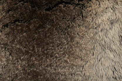 Bosie Lamina Mocha Ombre Square Fur Cushion