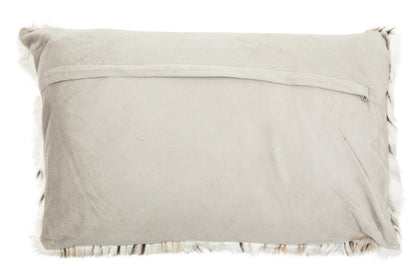 Bosie Lamina Animal Print Rectangular Fur Cushion