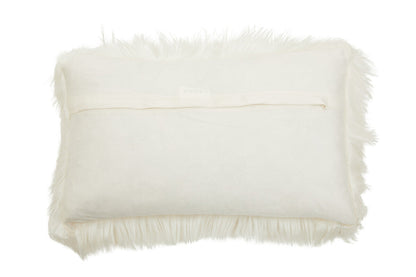 Bosie Lamina Cream Fur Cushion