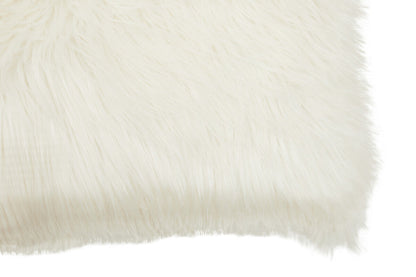 Bosie Lamina Cream Fur Cushion