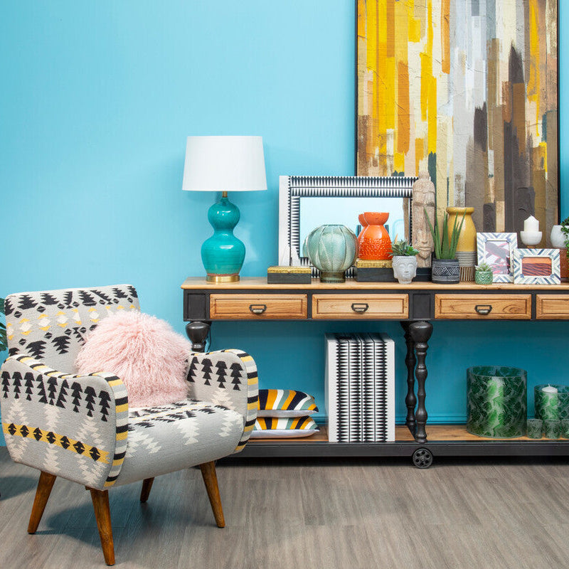 Bosie Real Mongolian Fur Pink Round Cushion