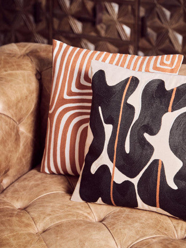 Bosie Ozella Black And Beige Cushion