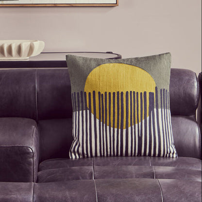 Bosie Ozella Green And White Cushion