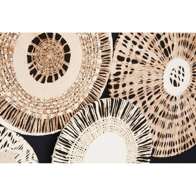 Modello Natural And black Paper Design Wall Art