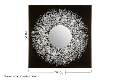 Modello Abstract Mirrored Wall Art