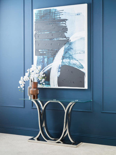 Astratto Blue and Black Wall Art