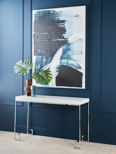 Astratto Blue and Black Wall Art