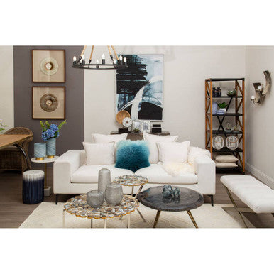 Astratto Blue and Black Wall Art