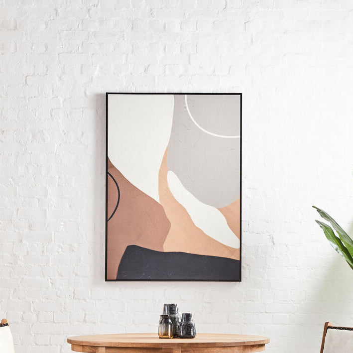 Astratto Neutral Abstract Canvas Wall Art