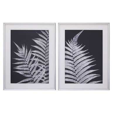 Set of Two Leaf Print Wall Art | Nason