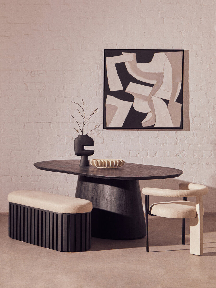 Monochrome Abstract Textured Wall Art | Astratto