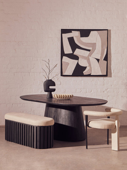 Monochrome Abstract Textured Wall Art | Astratto