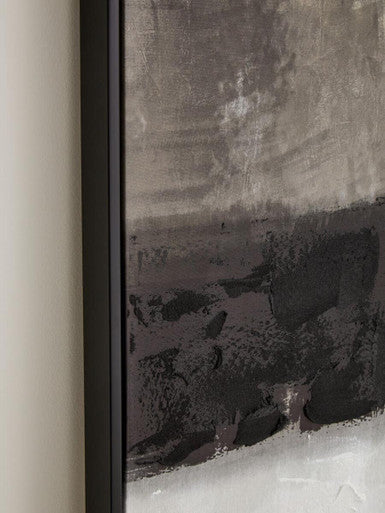 Monochrome Textured Canvas Wall Art | Astratto
